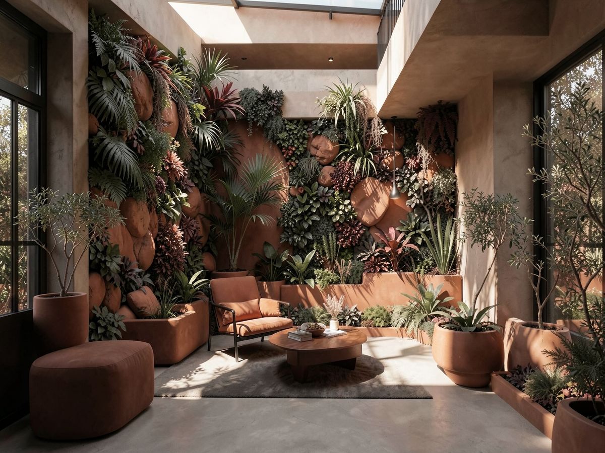 The Garden studio with living wall and natural light